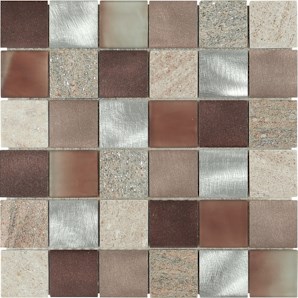 Mosaïque "Printempa" Cuivre 5 x 5 cm