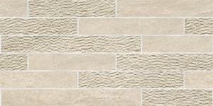 Mosaïque "Hasso" Taupe 30 x 60 cm