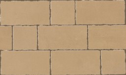 Mosaïque "Waldsee" Jaune foncé 30 x 50 cm