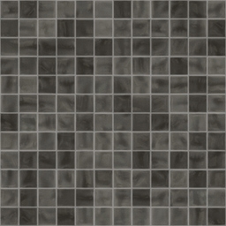 Mosaïque "Jerry" Anthracite 2.5 x 2.5 cm