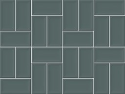 Mosaïque "Zernez" Vert 5 x 10 cm