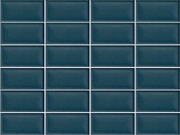 Mosaïque "Zernez" Bleu Foncé 5 x 10 cm