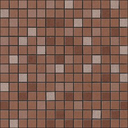 Mosaik "Lemberg" Dunkelbraun 2 x 2 cm