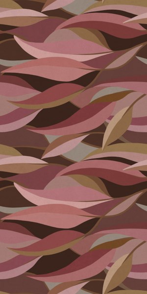 Décor "Perm" Brun rouge 60 x 120 cm