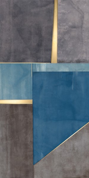 Décor "Arolla" Bleu 60 x 120 cm