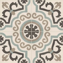 Bodenplatte "Rivera" Creme 20 x 20 cm