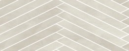 Mosaïque "Ronco" Perle blanche 21 x 42 cm