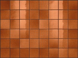 Mosaïque "Fides" Rouille 5 x 5 cm