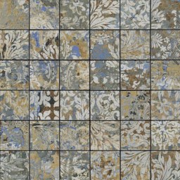 Mosaïque "Gustav" Coloré 5 x 5 cm