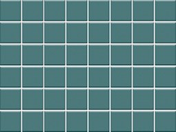 Mosaïque "Pluto" Bleu-vert 5 x 5 cm