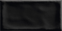 Panneau mural "Uriel" Noir 10 x 20 cm