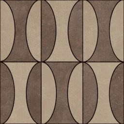 Décor "Mirka" Brun 30 x 30 cm