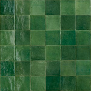 Panneau mural "Lodano" Vert 10 x 10 cm