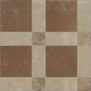Dalle "Nutria" Sable-Braun-Rouge 60 x 60 cm