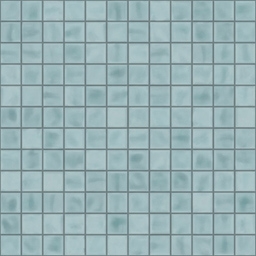 Mosaïque "Jerry" bleu glace 2.5 x 2.5 cm