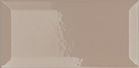 Panneau mural "Leda" Gris brun 10 x 20 cm