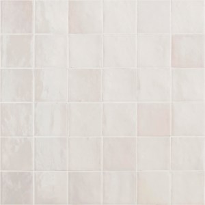 Panneau mural "Lodano" Blanc 10 x 10 cm