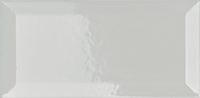 Plaque murale "Leda" Gris argenté 10 x 20 cm