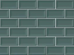 Mosaïque "Zernez" Vert 5 x 10 cm