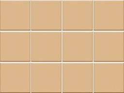 Mosaïque "Pluto" Beige 10 x 10 cm