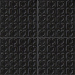 Dalle "Mugena" noire 15 x 15 cm