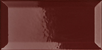 Panneau mural "Leda" Rouge grenat 10 x 20 cm