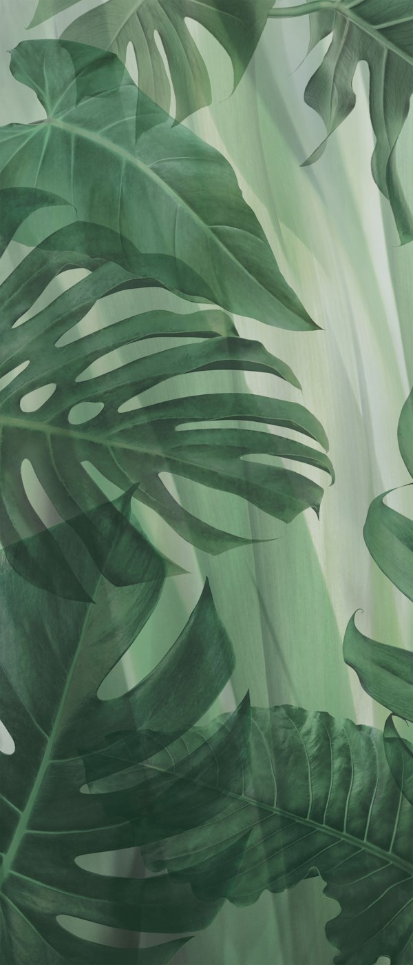 Décor "Michi" Vert 120 x 280 cm