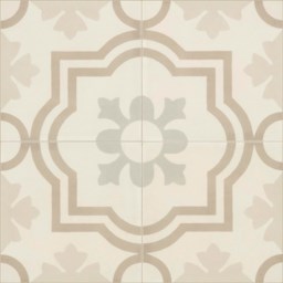 Bodenplatte "Rivera" Creme 20 x 20 cm