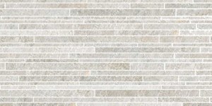 Mosaïque "Sandra" Gris clair 30 x 60 cm