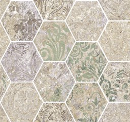 Mosaïque "Queen" Beige 28 x 30 cm