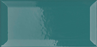 Panneau mural "Leda" Bleu-vert 10 x 20 cm