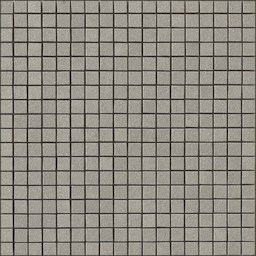 Mosaïque "Waldsee" Gris clair 1.5 x 1.5 cm