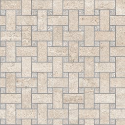 Mosaïque "Gantrisch" Beige sable-Gris clair 30 x 30 cm