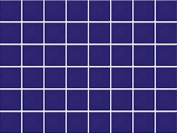 Mosaïque "Saturn" Bleu foncé 5 x 5 cm