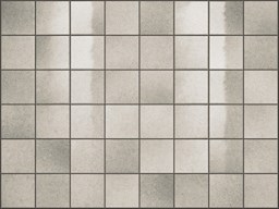 Mosaïque "Fides" Gris foncé 5 x 5 cm