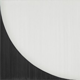 Bodenplatte "Brione" Schwarz 20 x 20 cm