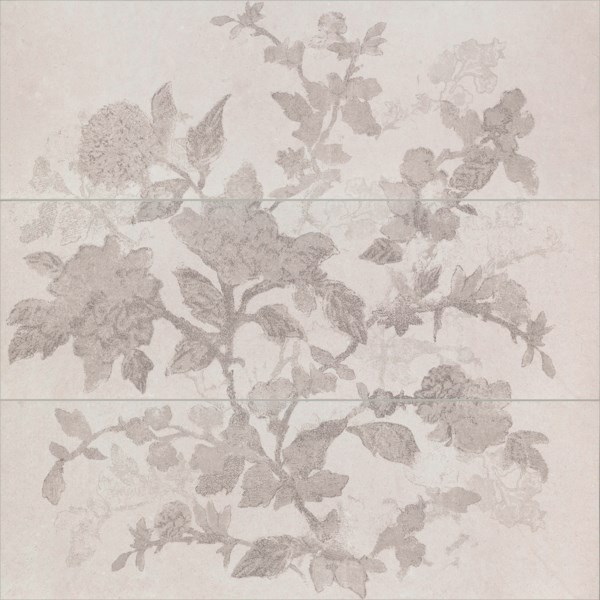 Déco "Kira" Gris clair 120 x 120 cm