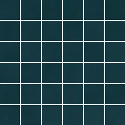 Mosaïque "Ronco" Bleu pétrole 5 x 5 cm
