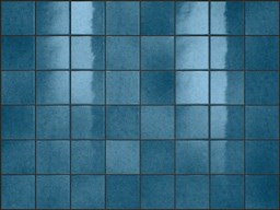 Mosaïque "Fides" Bleu Foncé 5 x 5 cm