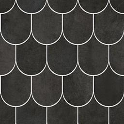 Mosaïque "Tami" Anthracite 30 x 30 cm