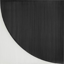 Bodenplatte "Brione" Schwarz 20 x 20 cm