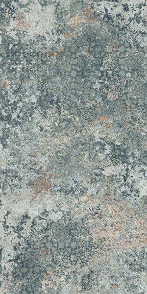 Plaque de sol "Arolla" Bleu-Blanc 60 x 120 cm