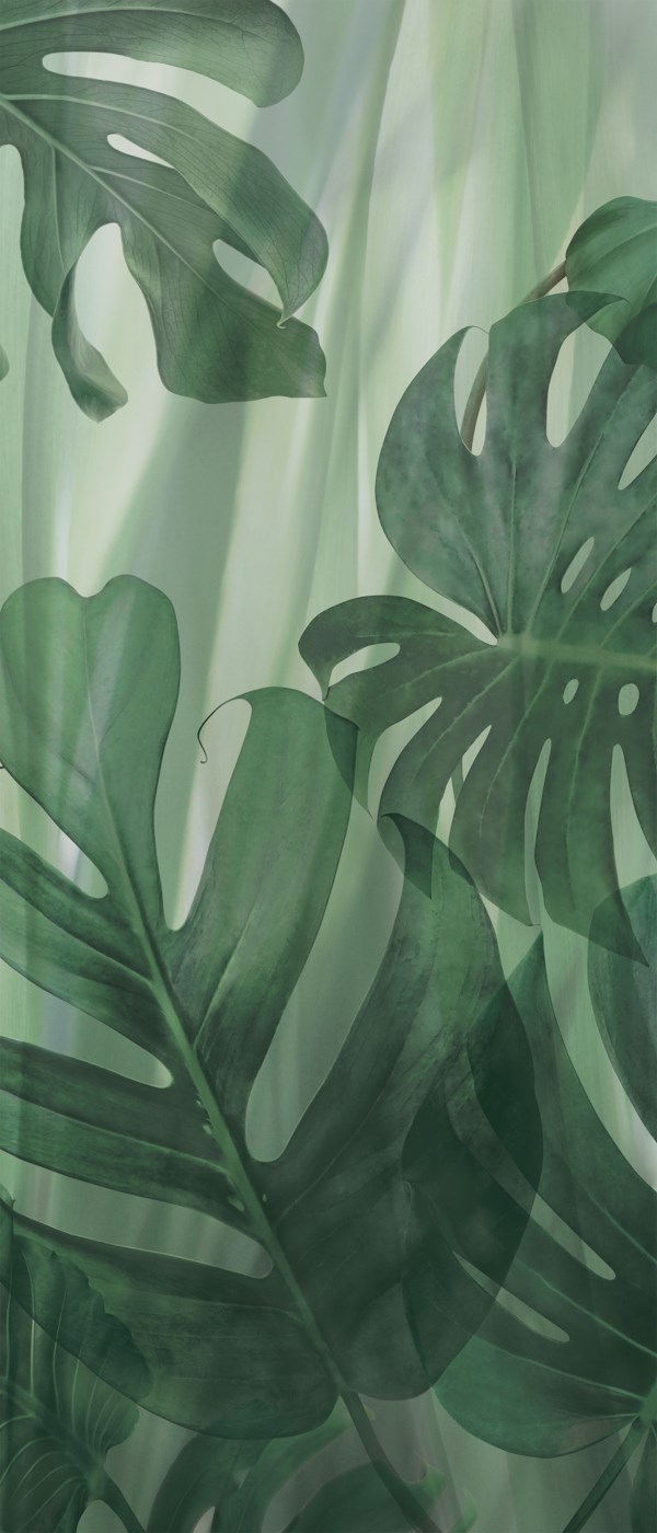 Décor "Michi" Vert 120 x 280 cm