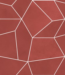 Mosaïque "Ronco" Rouge 40 x 35 cm