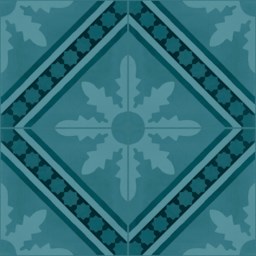 Bodenplatte "Rivera" Blau 20 x 20 cm