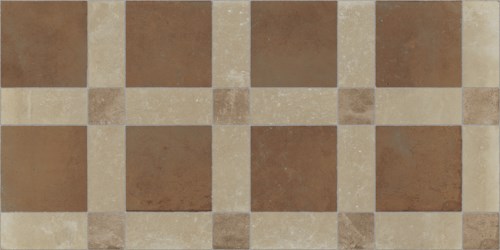 Dalle "Nutria" Sable-Braun-Rouge 50 x 100 cm