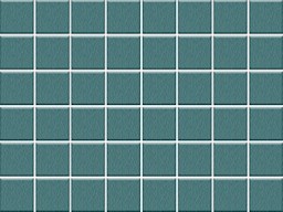 Mosaïque "Uranus" Bleu-vert 5 x 5 cm