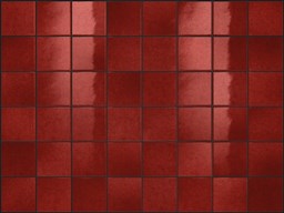Mosaïque "Fides" Rouge 5 x 5 cm