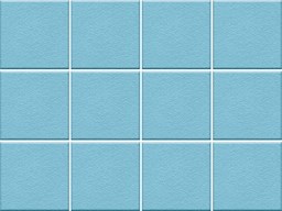 Mosaïque "Uranus" Bleu clair 10 x 10 cm