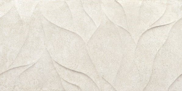 Panneau mural "Sedrun" ivoire 60 x 120 cm